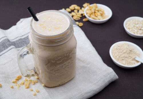 Erdnuss-Protein-Shake