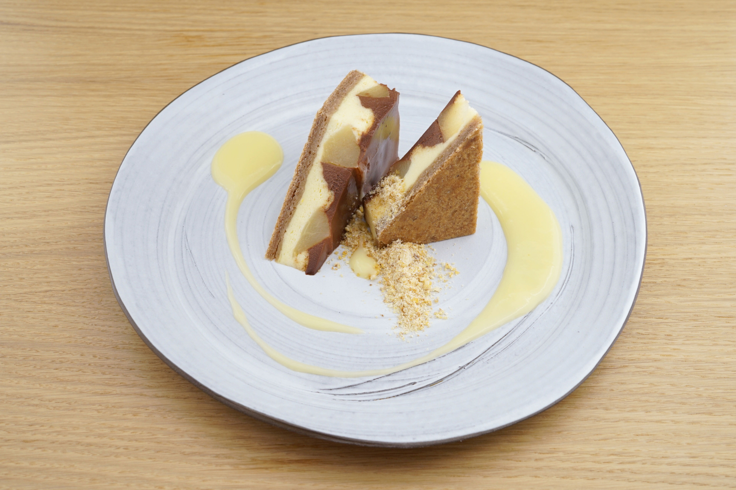 Birnenquiche mit Schokolade