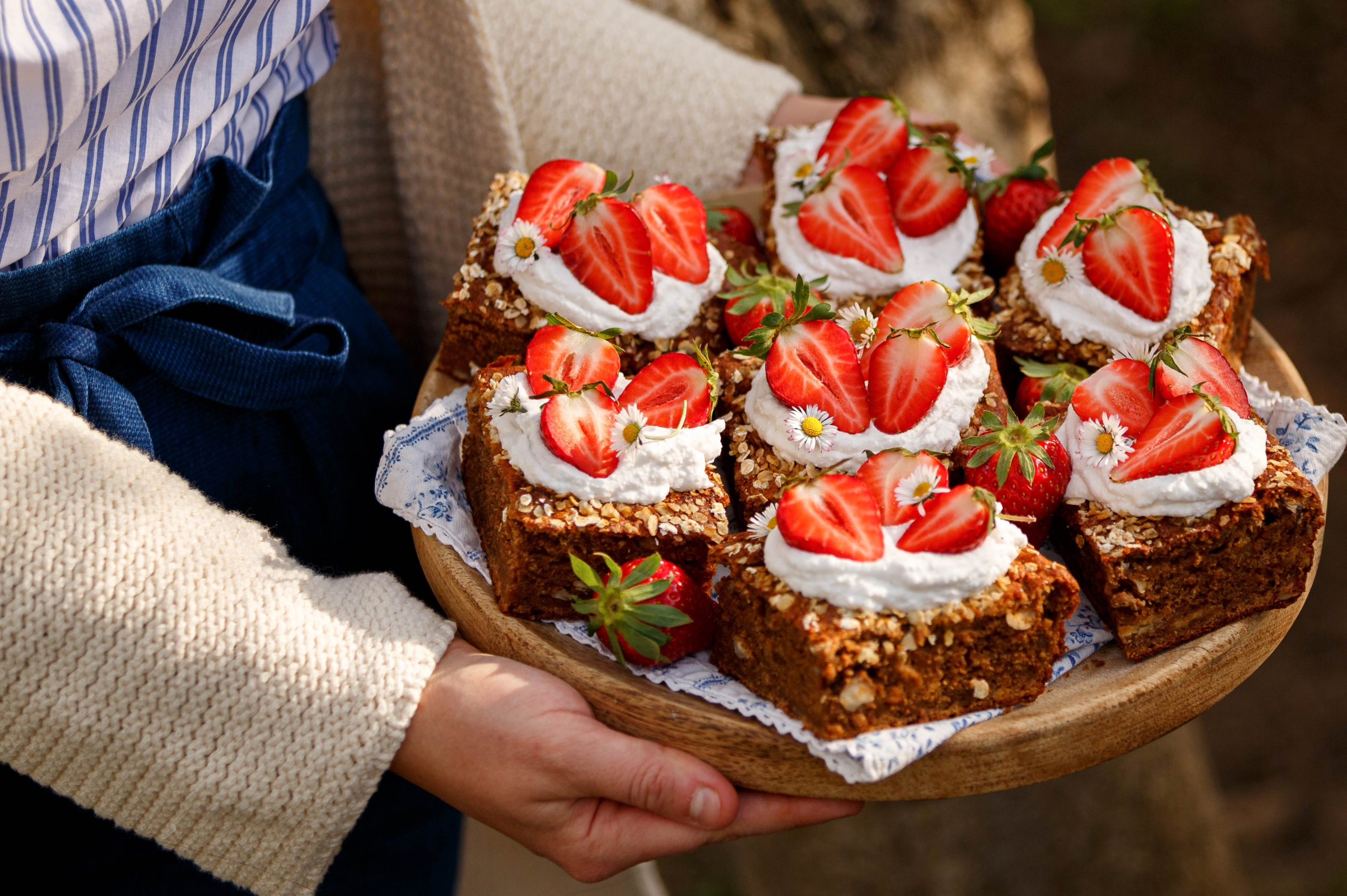 Bananenkuchen-Würfel mit Mandelmehl und Kokoscreme by meinleckeresleben.com