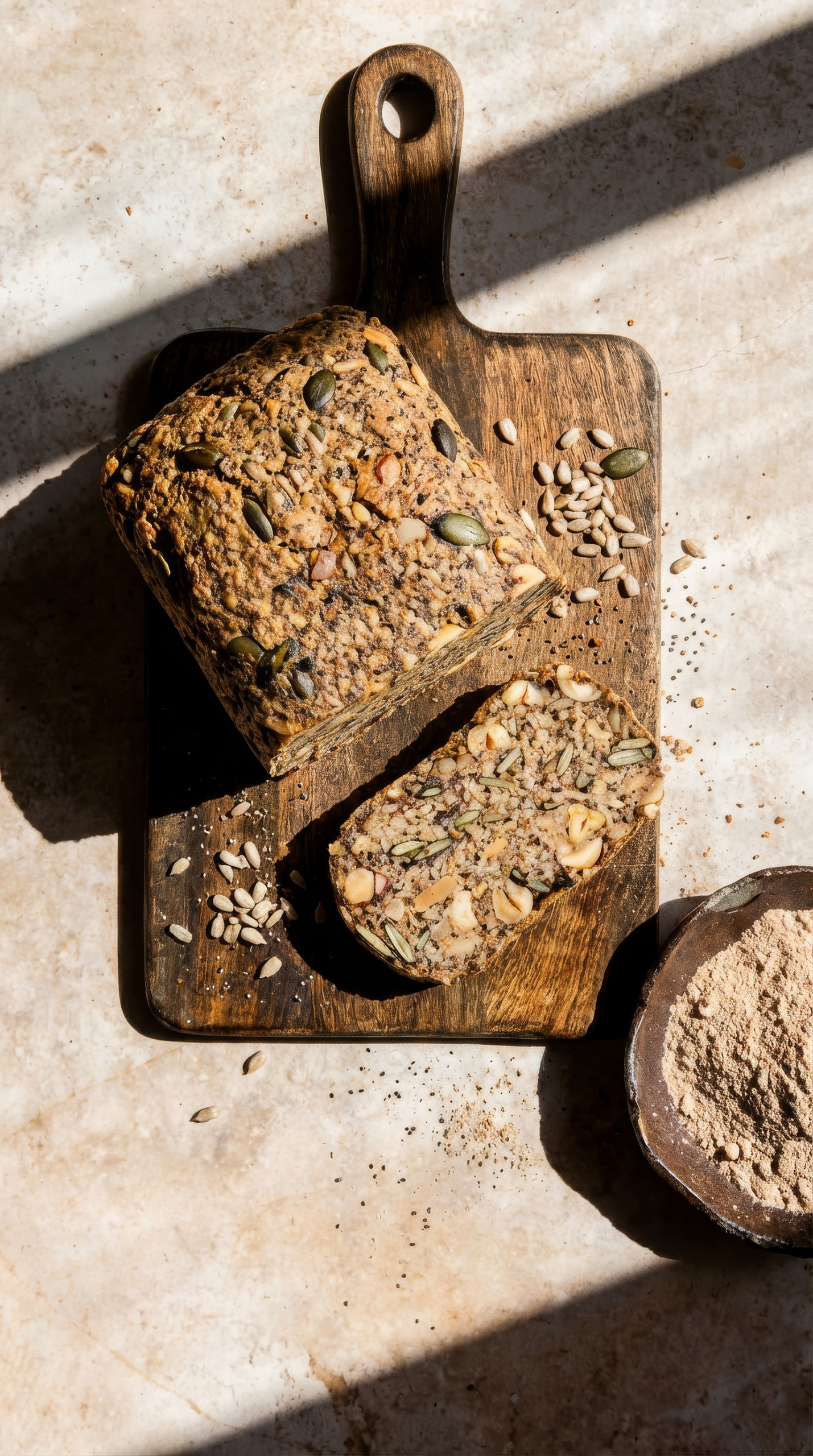 Körndl­brot mit Leinsamen­mehl