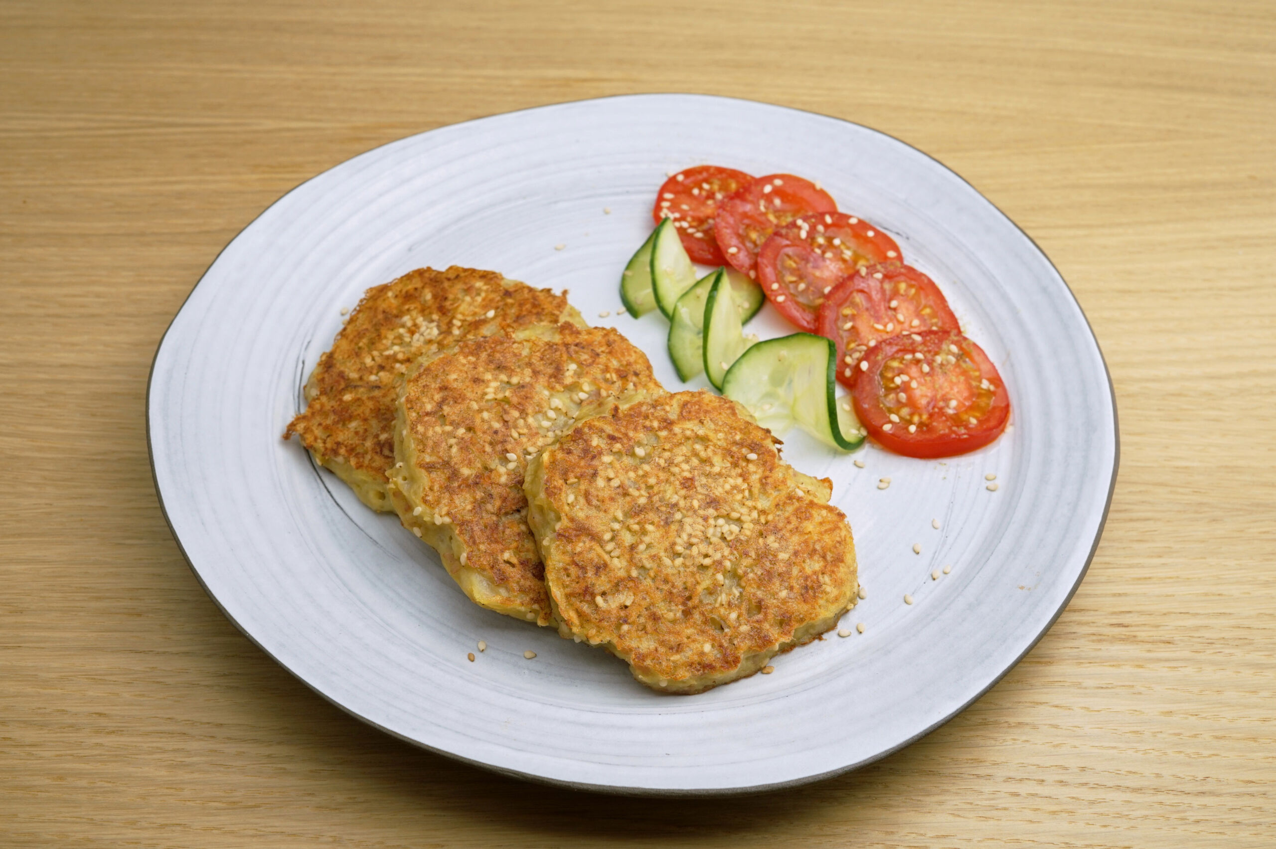 Kartoffel-Datschi mit Sesamöl