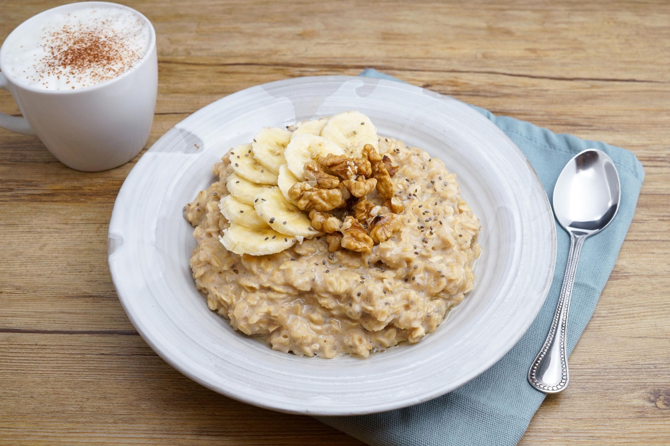 Erdnuss-Bananen-Porridge