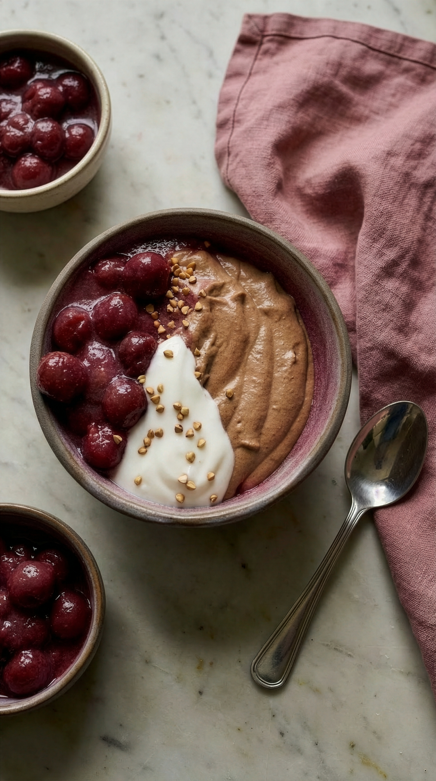 Frühstücksbowl mit Haselnussöl